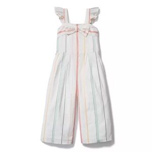 Janie and Jack Stripped Bow Jumpsuit 3-6 months